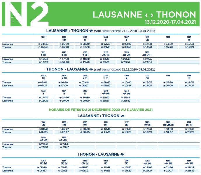 Horaire n2 12 2020